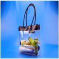 2015 Hot Sale Fashion Clear Waterproof PVC Tote bag