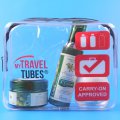 2016 new design transparent toilet bag, airline transparent pvc bag cosmeic cases Quality Choice