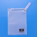 China factory translucent zipper bag with hanger