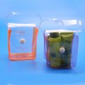 Clear plastic wholesale fancy bags gift bag with handle