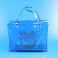 Custom clear gift bag plastic pvc zipper pouch