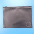 Customized Printed black frosted zipper bag for stationery Quality Choice
