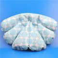 Customized fan-shaped Flocked Neck pillow with low price