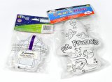 OEM cheap printing plastic bag with button for toy