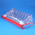 PVC zipper packaging pouches with strap