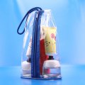 Plastic beach bag clear waterproof bags with drawstring