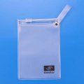 Plastic clear pvc zipper bag document bags