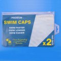 Plastic with swim cap bags zipper bag