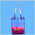 Transparent clear plastic large garment tote bags with handle