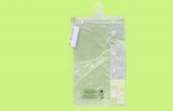 Transparent pvc hanger button bag for clothes