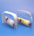 U shape clear PVC waterproof bag for daily goods