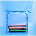Vinyl clear sewing PVC Tote bag for office ducument packing