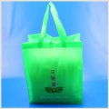 Vinyl plastic cloth wholesale green shopping garment bag