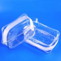 Waterproof clear plain trolley PVC cosmetic Makeup Bag and Pouch