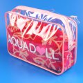 best selling colorful clear pvc cosmetic bag with custom print
