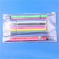 cheap plastic pencil bag with card sleeve wholesale