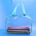 clear Color PVC Water Proof designer women hand bags