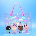 clear plastic fashion hand bags for shopping