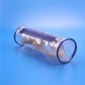 fancy cylinder zipper plastic bag with strap