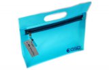 side gusset clear plastic bag with zipper