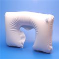 white PVC inflatable neck pillows